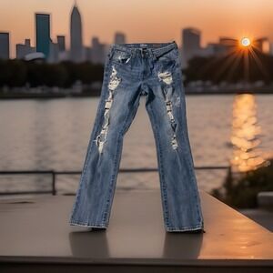 Urban Pipeline max Flex Mens 29 x30 Slim straight‎ Distressed Denim Jeans Skater